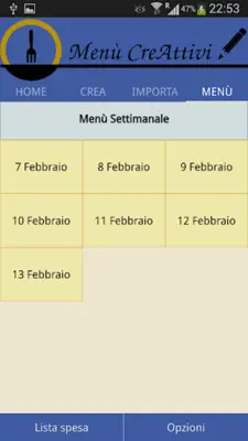 Menù CreAttivi android App screenshot 10