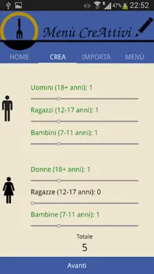 Menù CreAttivi android App screenshot 11