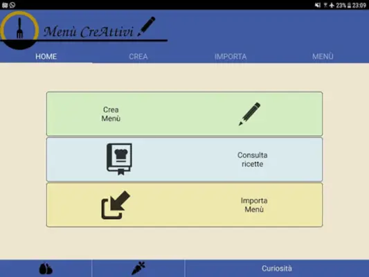 Menù CreAttivi android App screenshot 6
